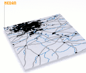 3d view of Médan