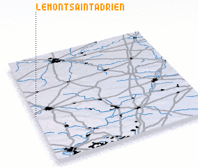 3d view of Le Mont-Saint-Adrien