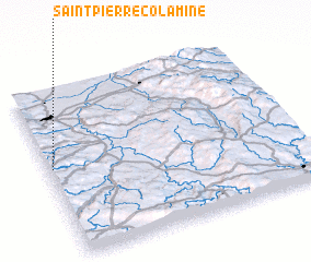 3d view of Saint-Pierre-Colamine