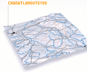 3d view of Chanat-la-Mouteyre