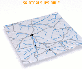 3d view of Saint-Gal-sur-Sioule