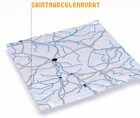 3d view of Saint-Marcel-en-Murat