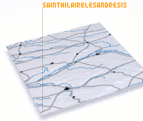 3d view of Saint-Hilaire-les-Andrésis