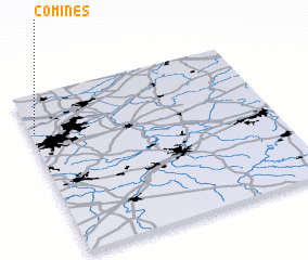 3d view of Comines