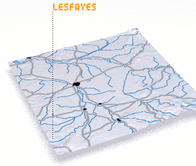 3d view of Les Fayes