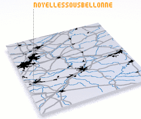 3d view of Noyelles-sous-Bellonne
