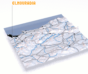 3d view of El Mouradia