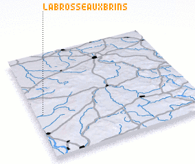 3d view of La Brosse-aux-Brins