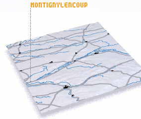 3d view of Montigny-Lencoup