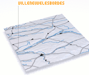 3d view of Villeneuve-les-Bordes