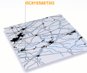 3d view of Inchy-en-Artois