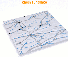 3d view of Crouy-sur-Ourcq