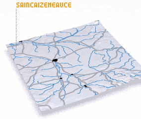 3d view of Saincaize-Meauce
