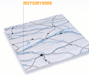 3d view of Misy-sur-Yonne