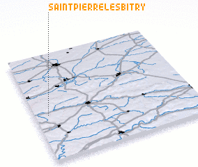 3d view of Saint-Pierre-lès-Bitry