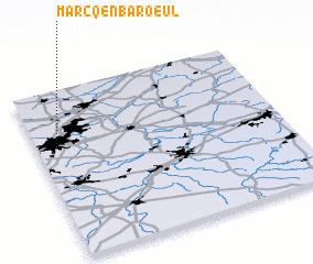 3d view of Marcq-en-Baroeul