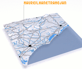 3d view of Maureilhan-et-Raméjan