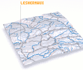 3d view of Les Hermaux