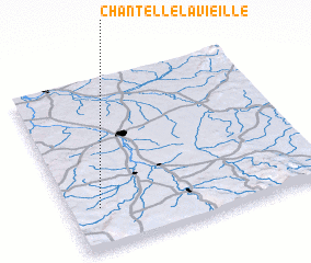 3d view of Chantelle-la-Vieille