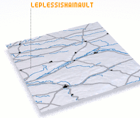 3d view of Le Plessis Hainault