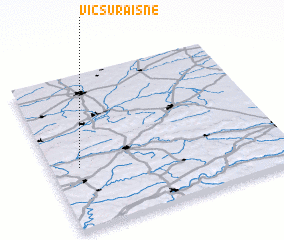 3d view of Vic-sur-Aisne