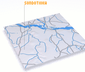 3d view of Sondo-Tioka