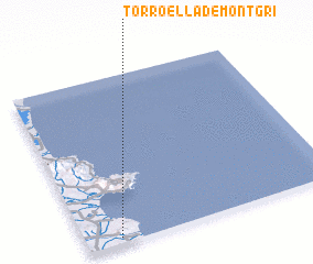 3d view of Torroella de Montgrí