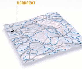 3d view of Donnezat