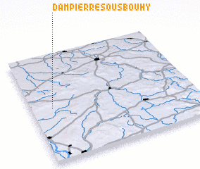 3d view of Dampierre-sous-Bouhy