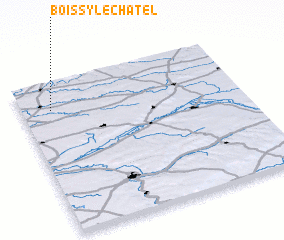 3d view of Boissy-le-Châtel