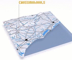 3d view of Caussiniojouls