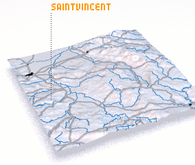 3d view of Saint-Vincent