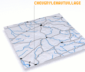 3d view of Cheugny-le-Haut-Village