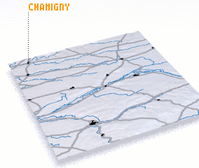 3d view of Chamigny