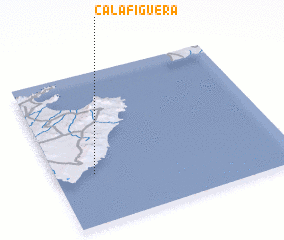 3d view of Cala Figuera