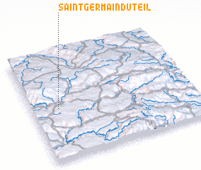 3d view of Saint-Germain-du-Teil