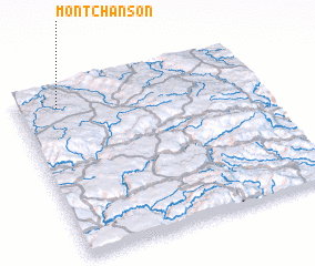 3d view of Mont-Chanson