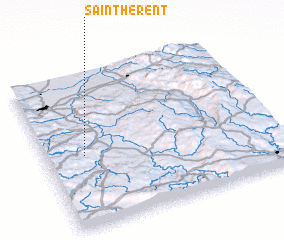 3d view of Saint-Hérent