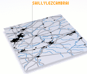 3d view of Sailly-lez-Cambrai
