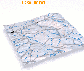 3d view of La Sauvetat