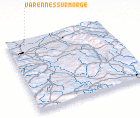 3d view of Varennes-sur-Morge