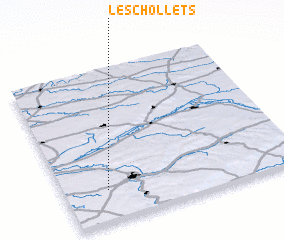 3d view of Les Chollets