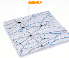 3d view of Gandelu