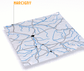 3d view of Marcigny