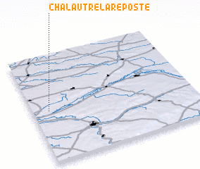 3d view of Chalautre-la-Reposte