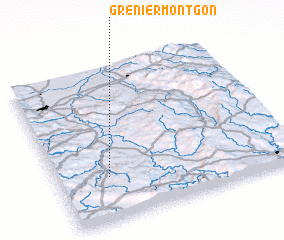 3d view of Grenier-Montgon