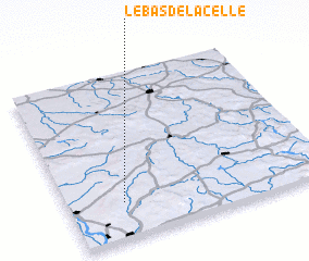 3d view of Le Bas de la Celle