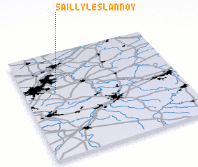 3d view of Sailly-lès-Lannoy