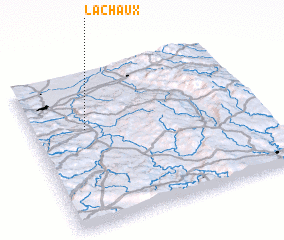 3d view of La Chaux