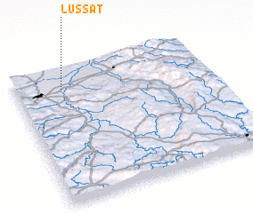 3d view of Lussat